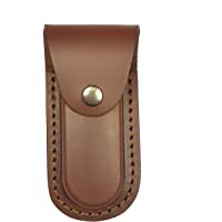 Bio Mordiscos Funda de Piel de Vacuno 1ª Calidad (vaquetilla). Tratamiento Tradicional - Funda de Piel para navajas